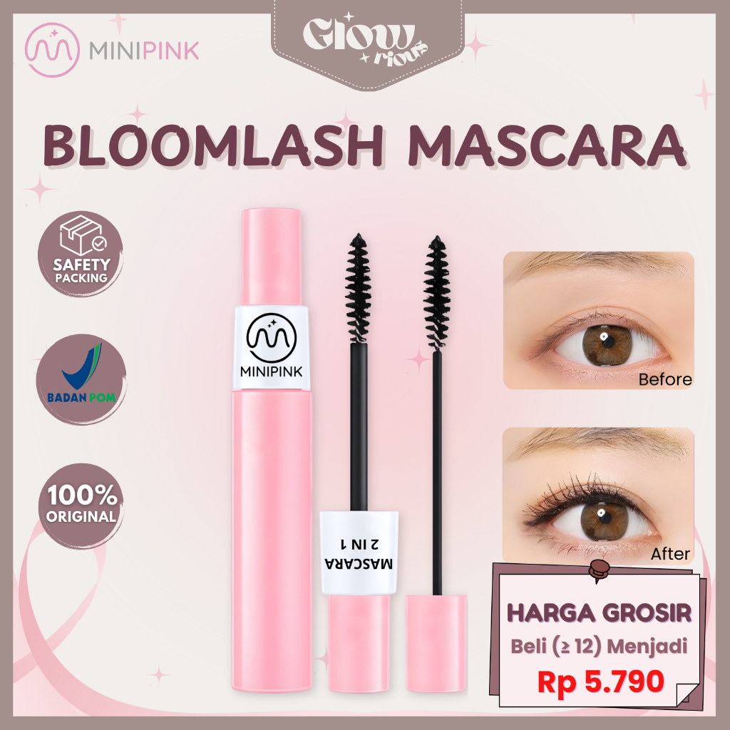 Jual GR Maskara Volumizer 2 Step Double Head Melentikan Bulu Mata Tahan ...
