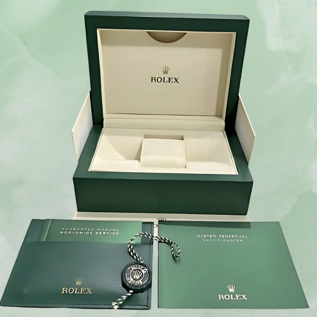 Jual Kotak jam tangan Original Rolex green watch box set with
