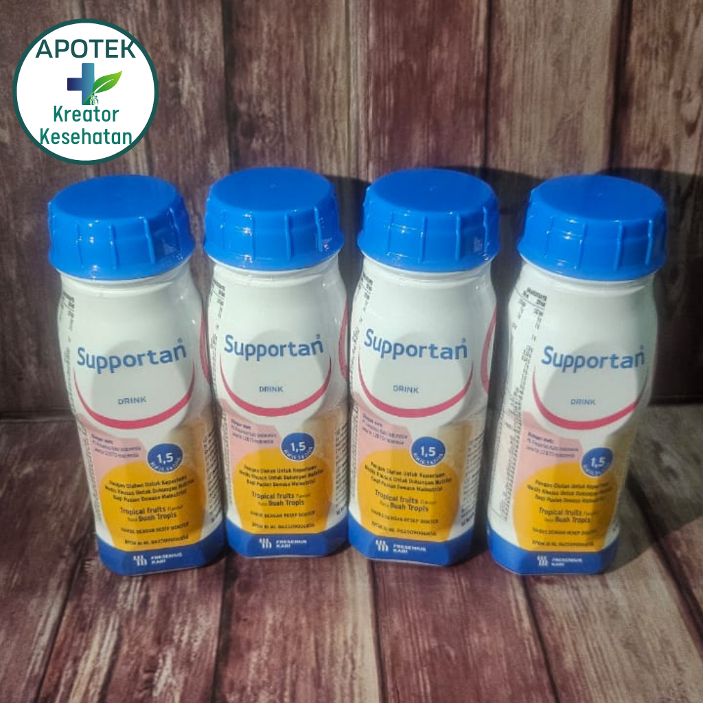 Jual Supportan Drink Tropical Fruits 200 ml x 4 botol | Shopee Indonesia