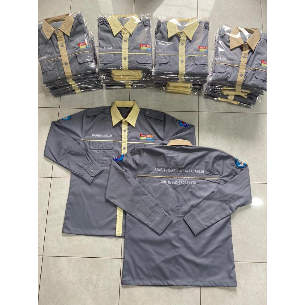 Jual KEMEJA PDH/PDL CUSTOM BORDIR - SERAGAM KERJA, LENGAN PANJANG ...