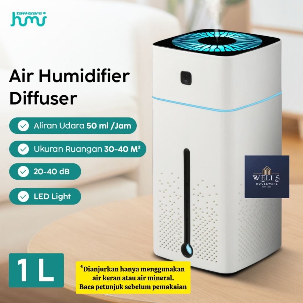 Jual Wells Houseware - Taffware HUMI Air Humidifier Ultrasonic Diffuser ...