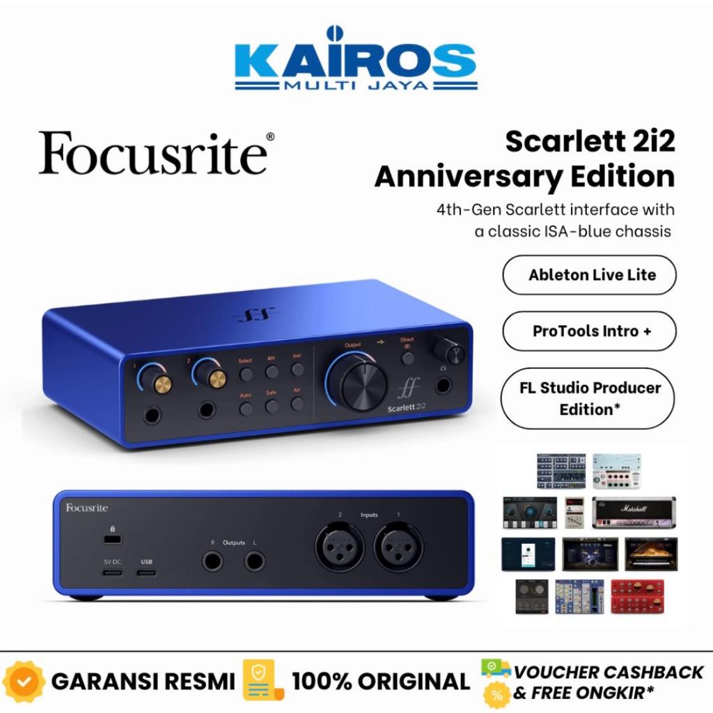 Jual Focusrite Scarlett 2i2 4th Gen Blue/Gen 4 40th Years Anniversary ...