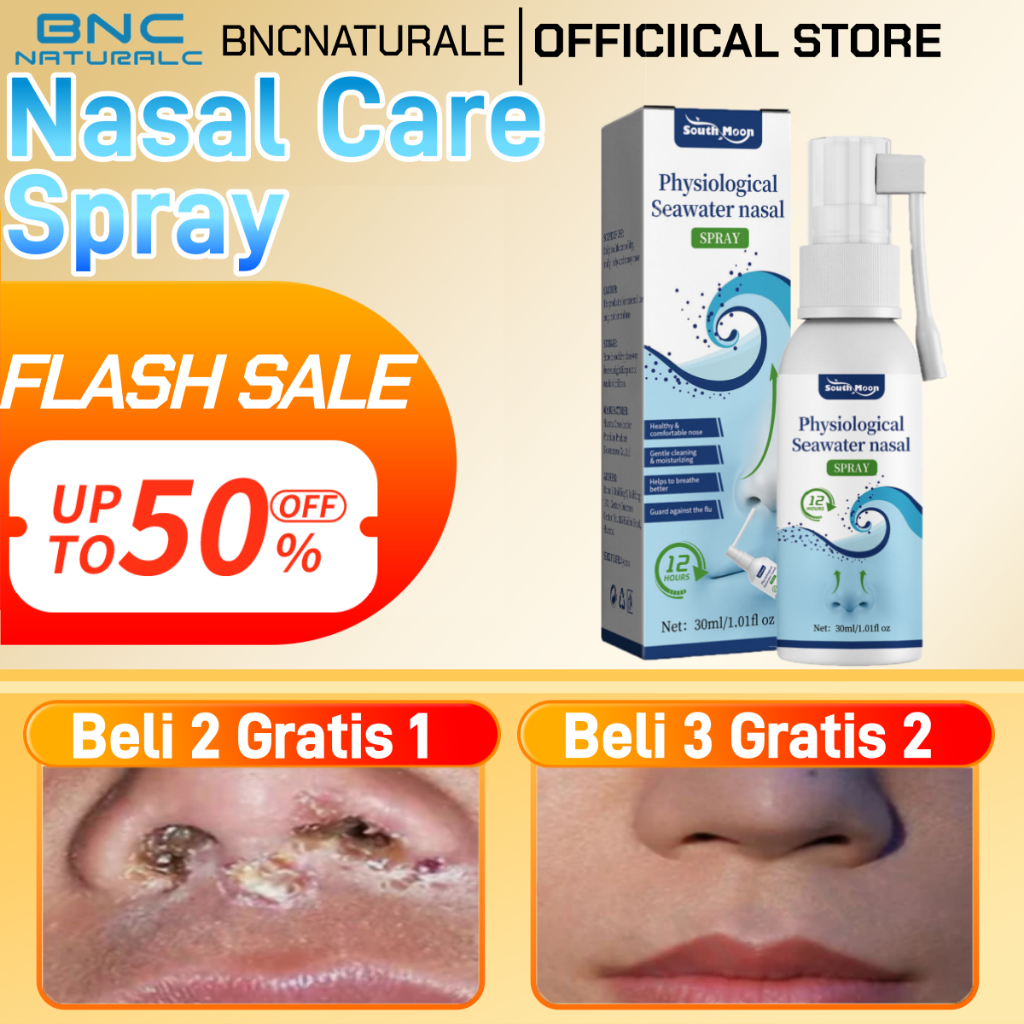 Jual Bncnaturale Nasal Spray Obat Sinusitis Semprotan Hidung Pelega ...