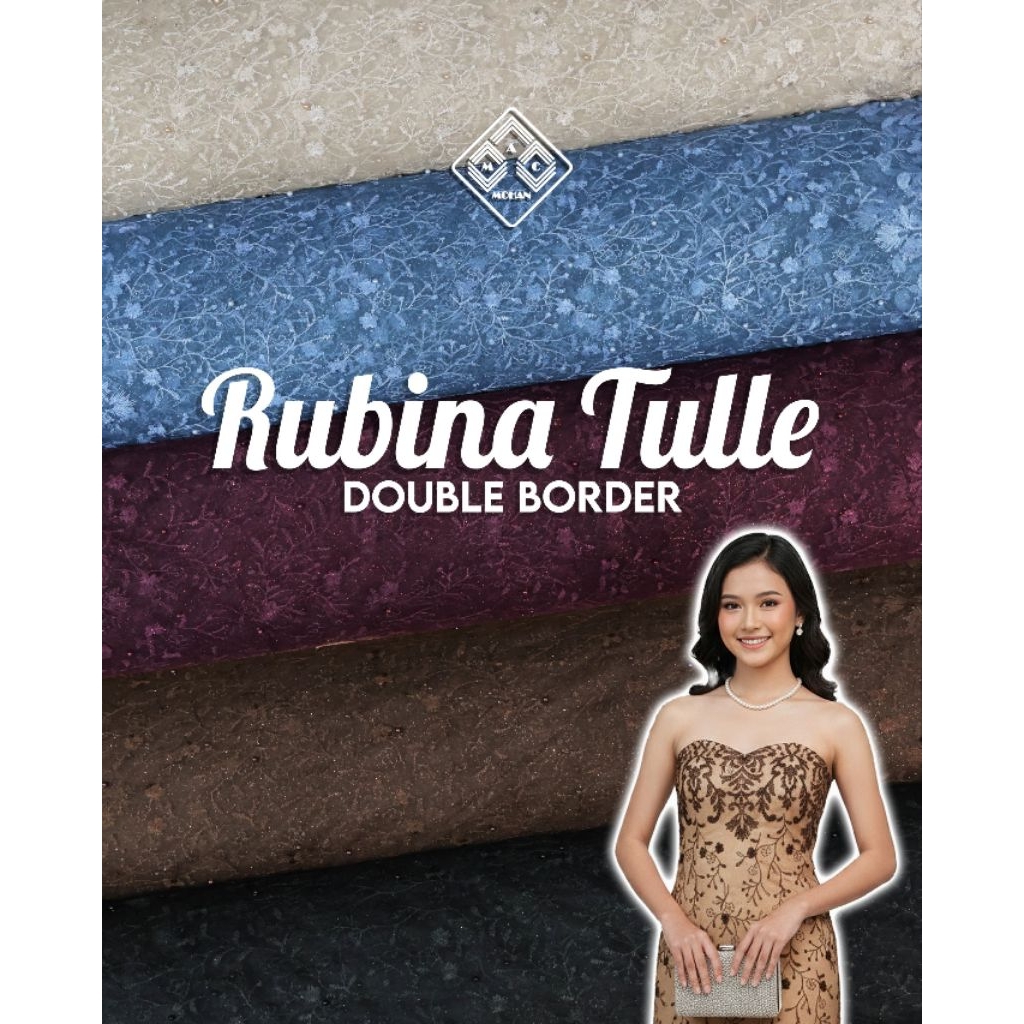 Jual RUBINA LOLITA VEXANA SHAFIRA SIMRANY Tulle Border Tumpal Premium ...