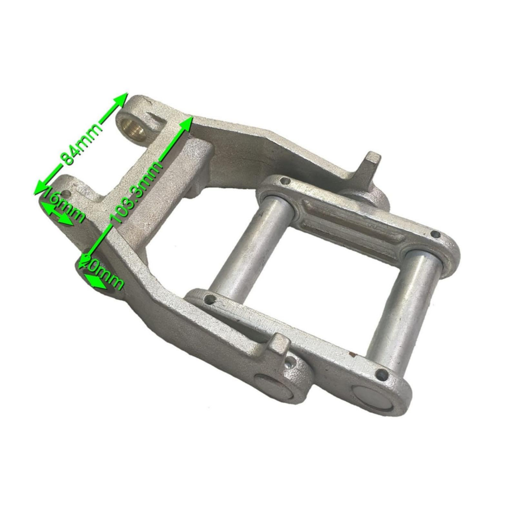 Jual Double Wheel Frame Bracket Rangka Roda Hand Pallet / Handpallet 3 ...