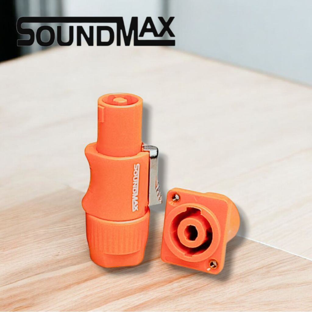 Jual Jack + Soket Spikon SOUNDMAX Orange Spikon Speaker | Shopee Indonesia