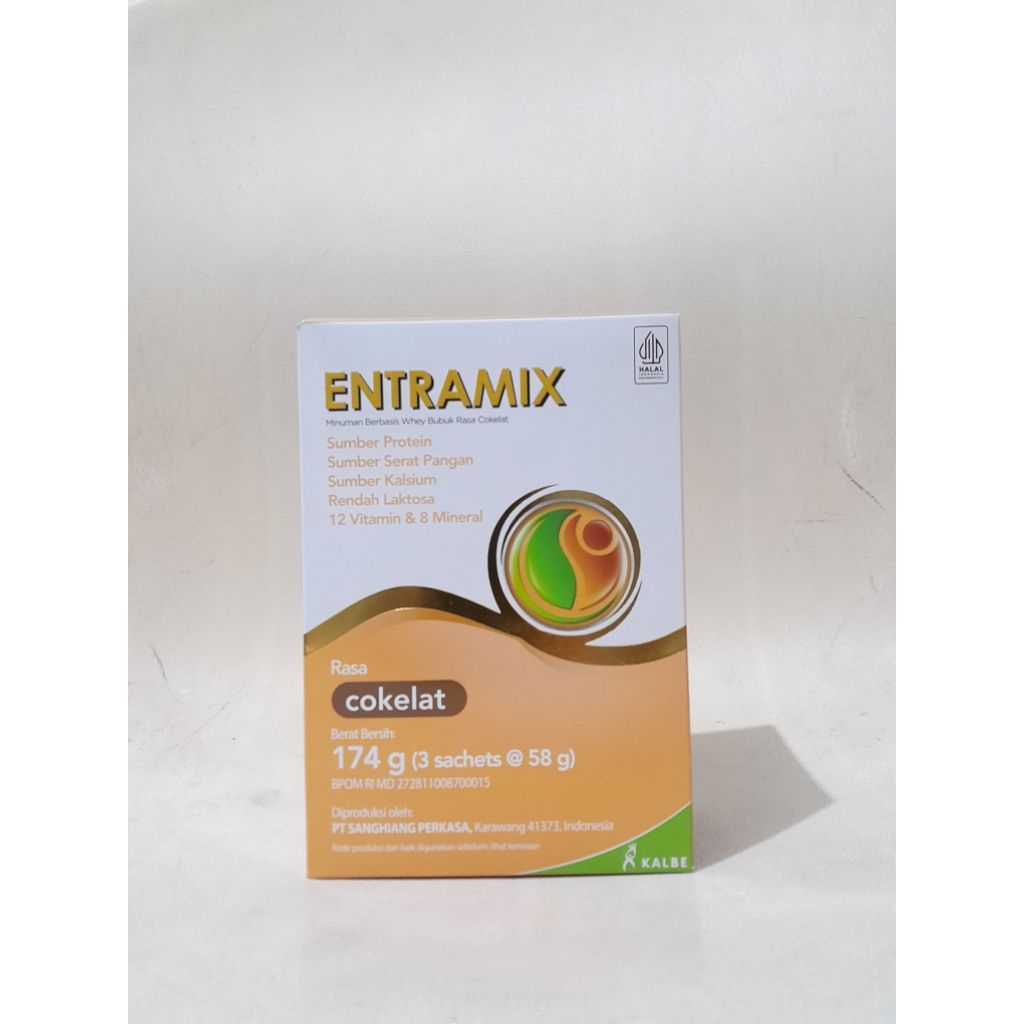 Jual ENTRAMIX RASA COKELAT 174 GR ( 3 SACHET @ 58 GR ) | Shopee Indonesia