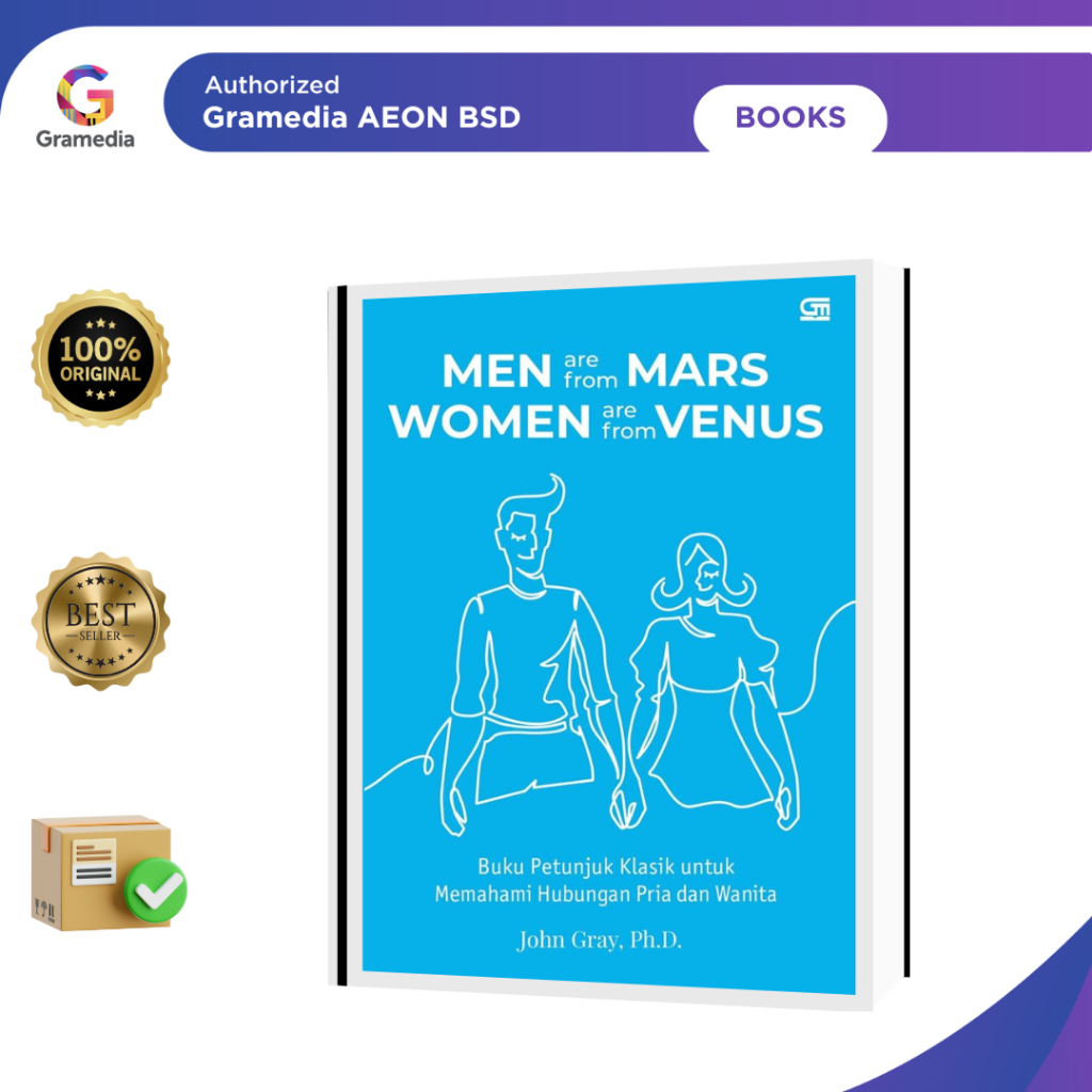 Jual MEN ARE FROM MARS, WOMEN ARE FROM VENUS - GRAMEDIA AEON MALL BSD ...