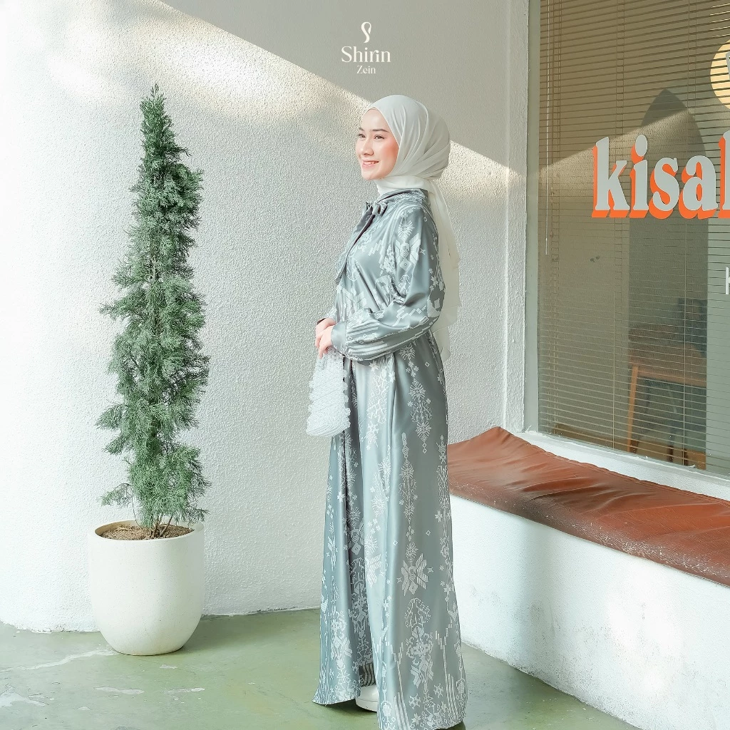 Gamis Haerumi Silk Elegan Shirin Zein