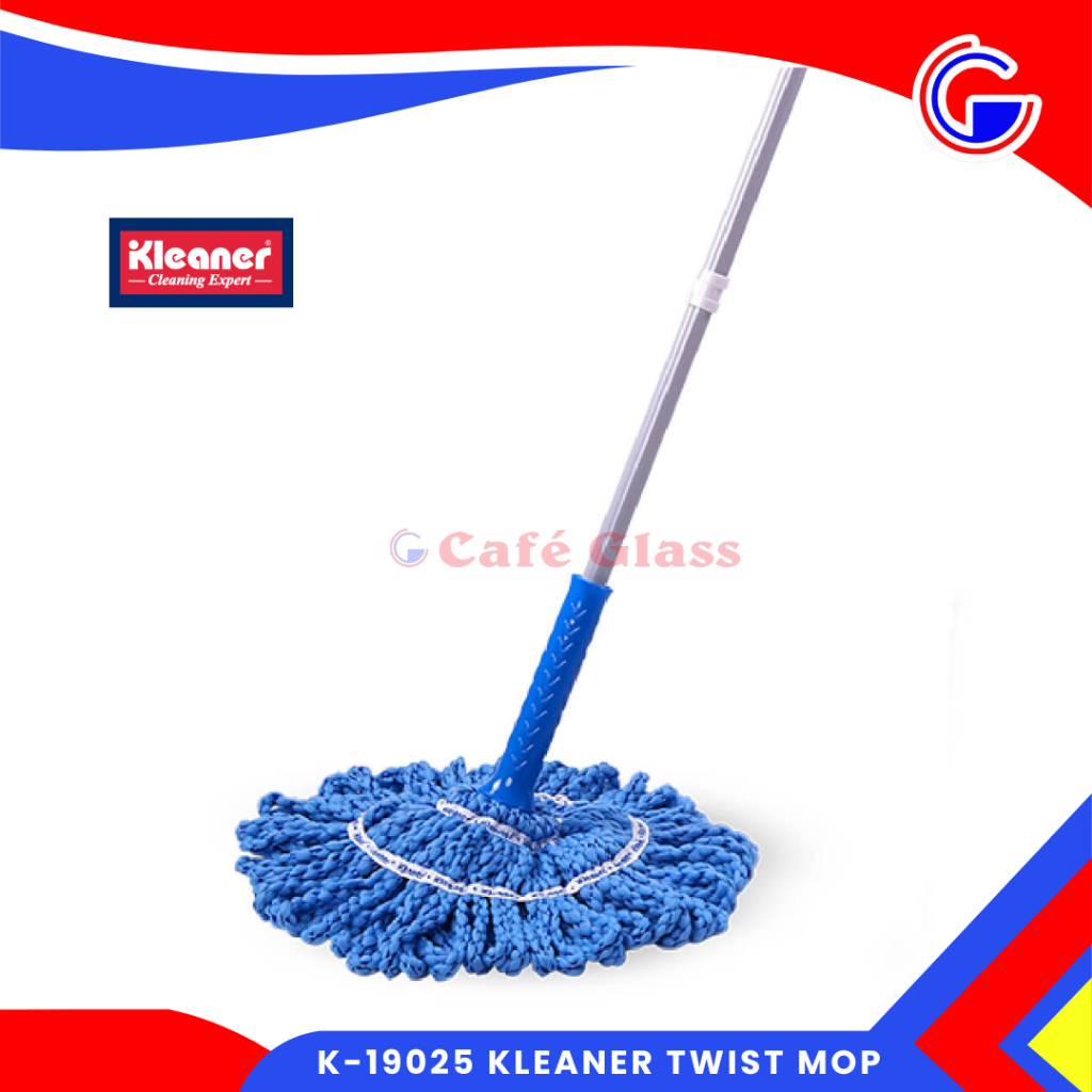 K19025 Kleaner Twist Mop - Pel Putar Microfiber - Serap Air Maksimal - Alat Pel Modern