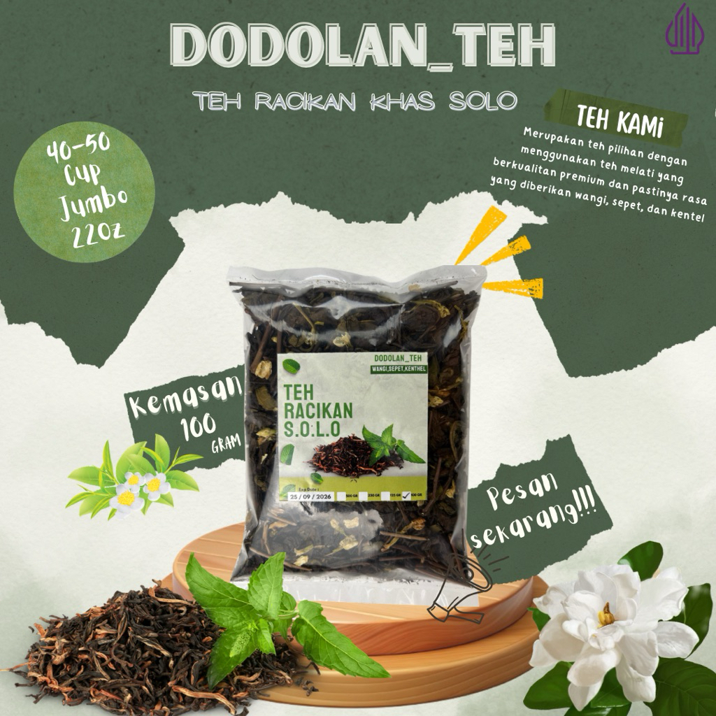 Jual TEH RACIKAN SOLO (Asli Khas Solo) 100gr | Shopee Indonesia