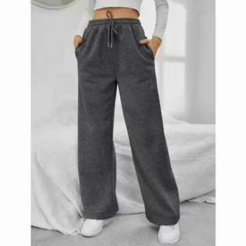 Celana Panjang Sweatpants Basic Kulot Highwaist Korean Style Training Loose Pants Casual Lembut