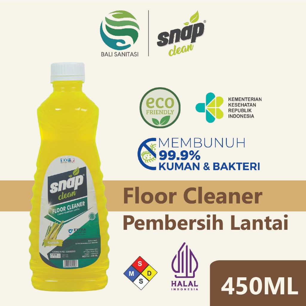 Jual SNAP CLEAN Floor Cleaner Pembersih Lantai 450ML | Shopee Indonesia