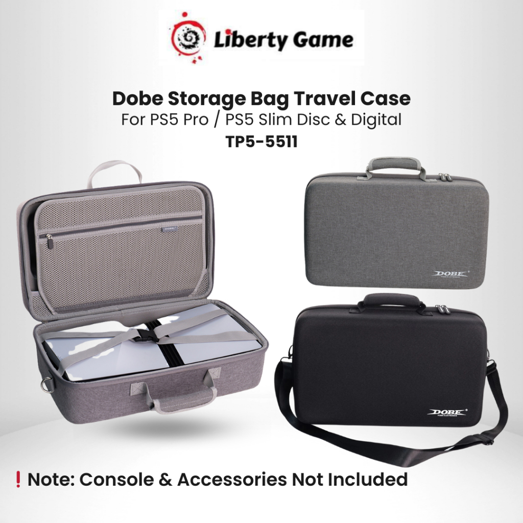 Jual Dobe Storage Hardcase Bag Tas PS5 Pro / PS5 Slim Digital & Disc ...