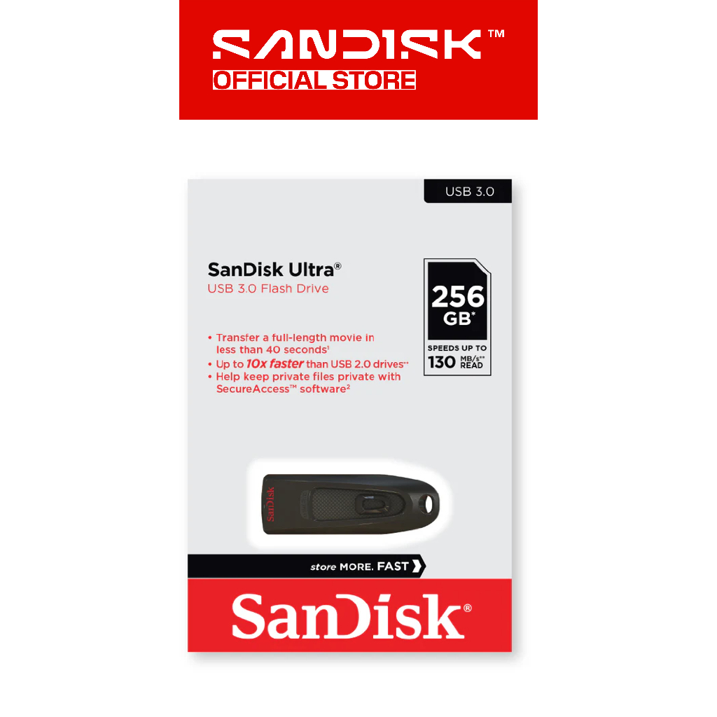 SANDISK CZ48 Ultra 16GB / 32GB / 64GB / 128GB / 256GB USB 3.0 - Flashdisk / Flash Drive (3)