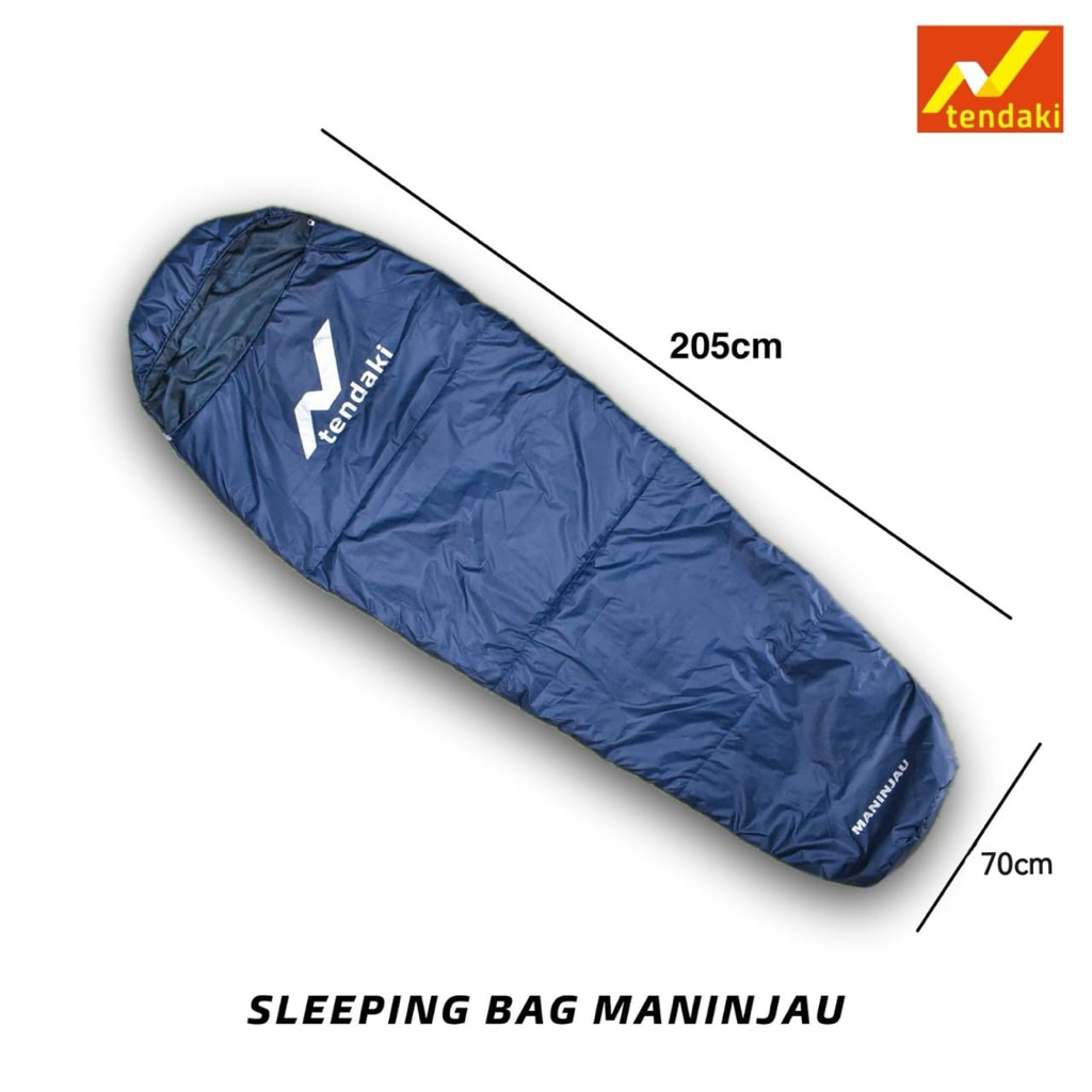 TENDAKI •Sleeping bag / kantong tidur polar / synthetic •type mummy Maninjau dan cabin Singkarak