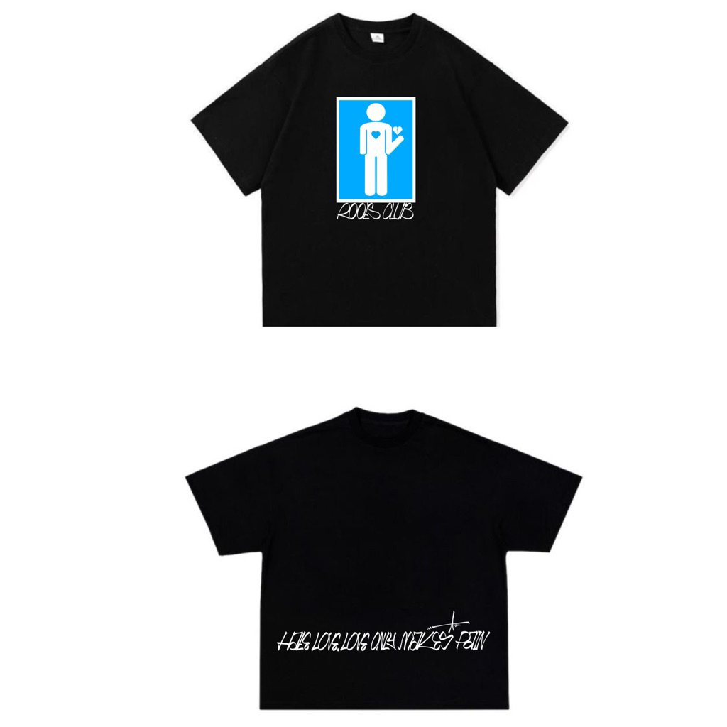 Jual t-shirt roots club hate love | Shopee Indonesia