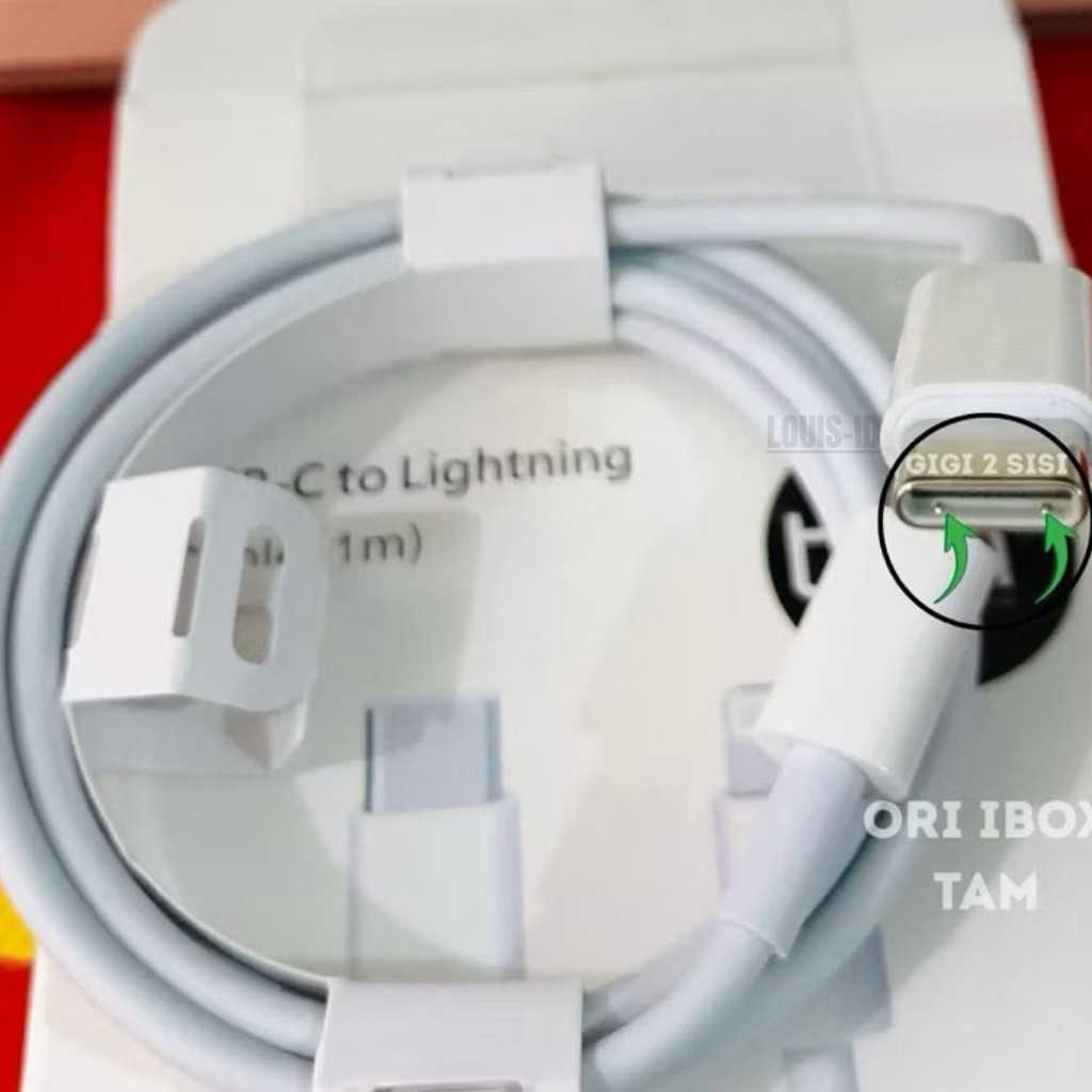Jual Cable C to Lightning IP X-11-12-13-14 series grab/gojek ready ...