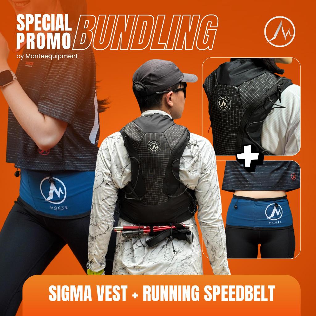 Jual [SPECIAL EVENT] SIGMA VEST + RUNNING BELT MONTE EQUIPMENTS ...