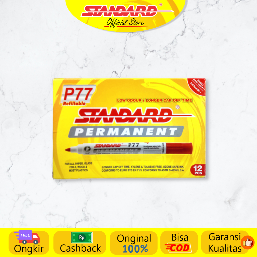 Standard - P77 Permanent Marker ( Spidol yang tidak bisa dihapus ) (5)