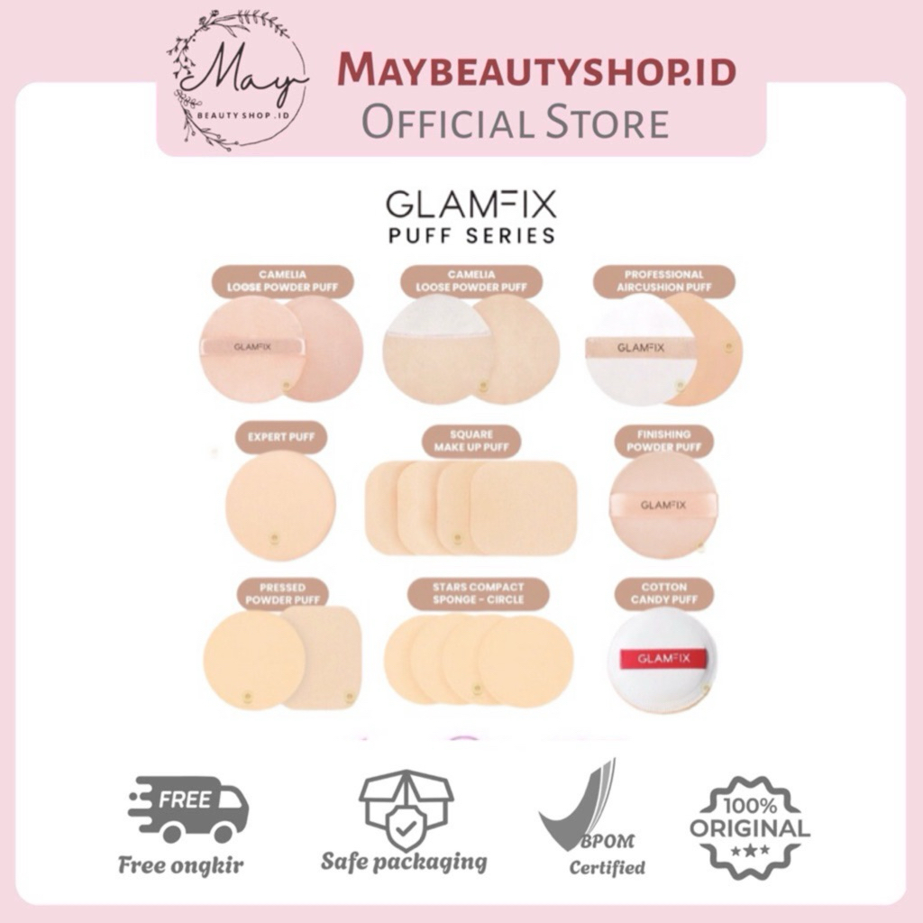 Jual GLAMFIX BUFF SERIES-SPONGE BEDAK GLAMFIX | Shopee Indonesia