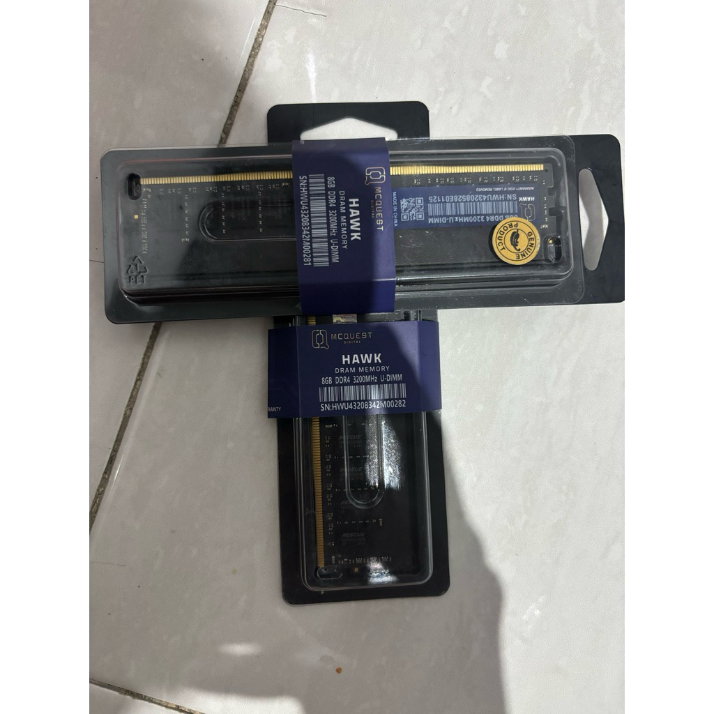 Jual ram 16gb kit ddr4 3200mhz brand mcquest hawk | Shopee Indonesia