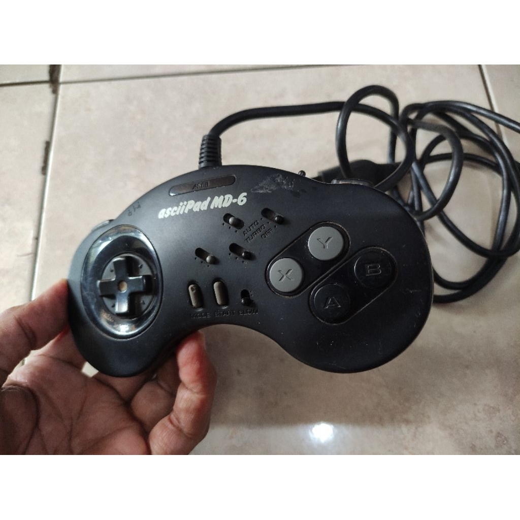 Jual Stik controller Ascii pad made in Japan Original Sega Mega drive ...
