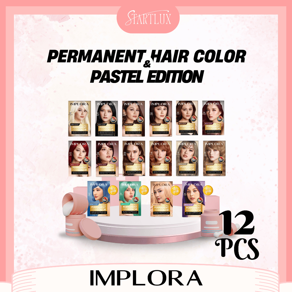 Jual Implora New Permanent Hair Color Semir Rambut & pastel edition X ...