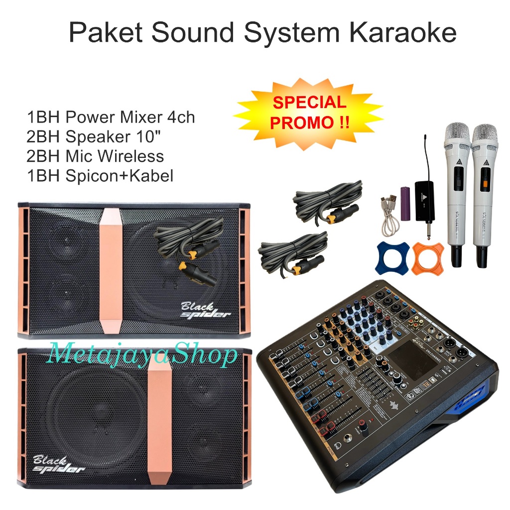 Jual Paket Sound System Karaoke Set Lengkap | Shopee Indonesia