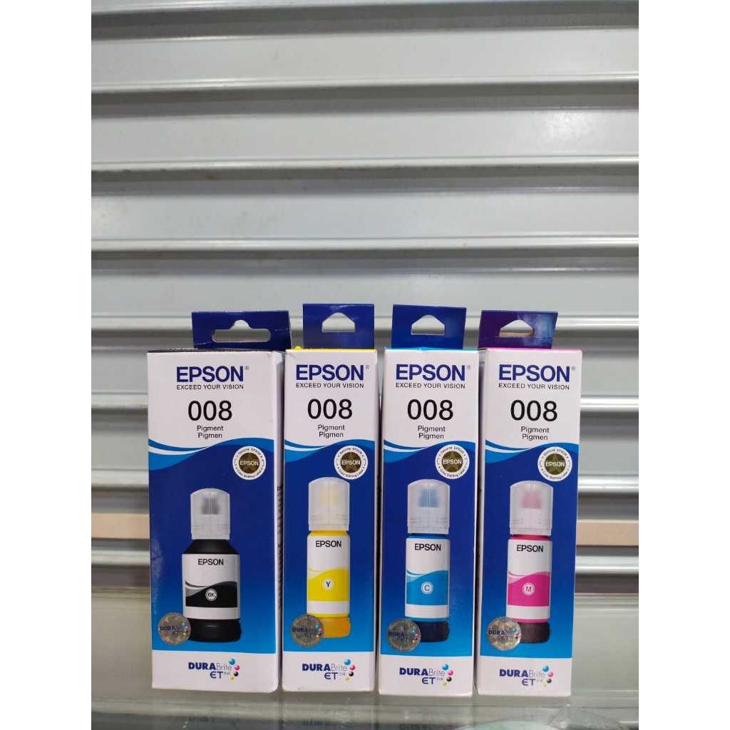 Jual TINTA EPSON 008 ORIGINAL ALL COLOUR | Shopee Indonesia
