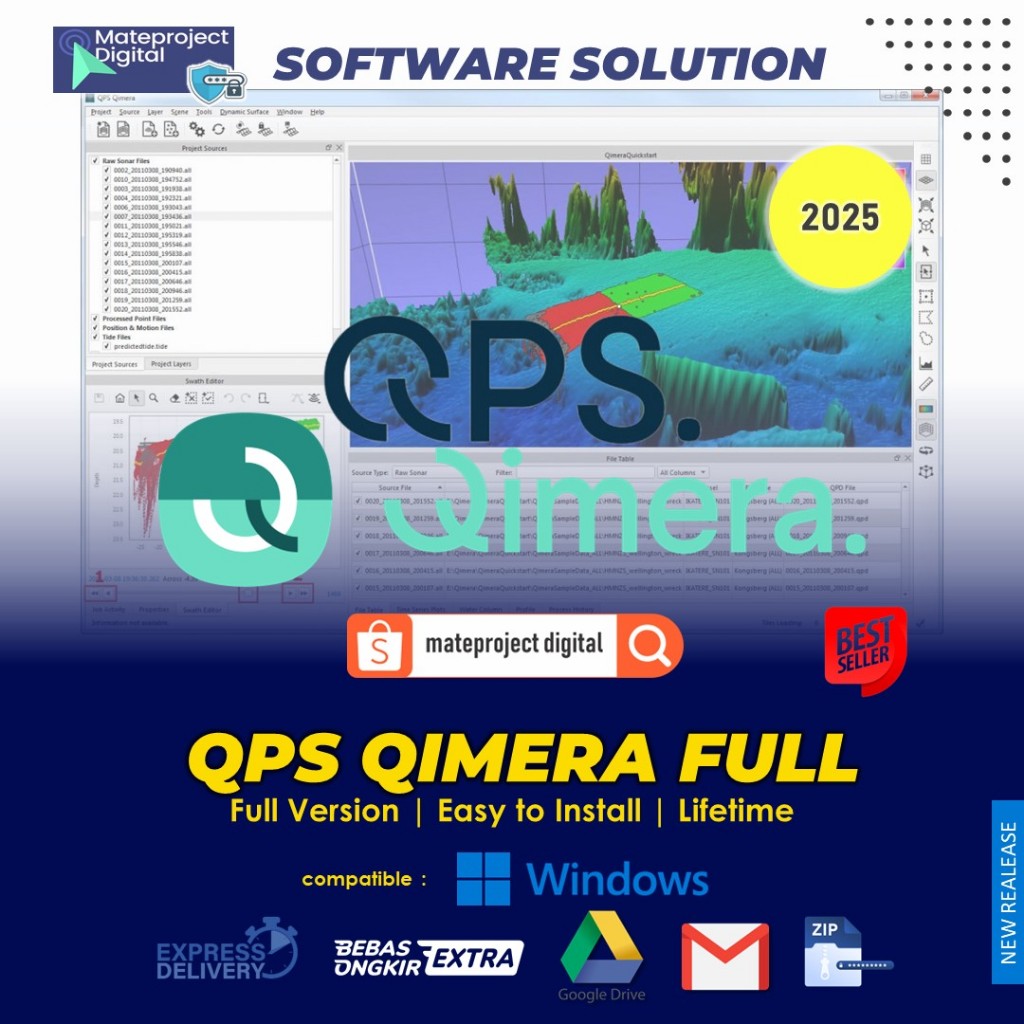 Jual QPS Qimera Full Version Software Hydrographic Processing | Shopee ...