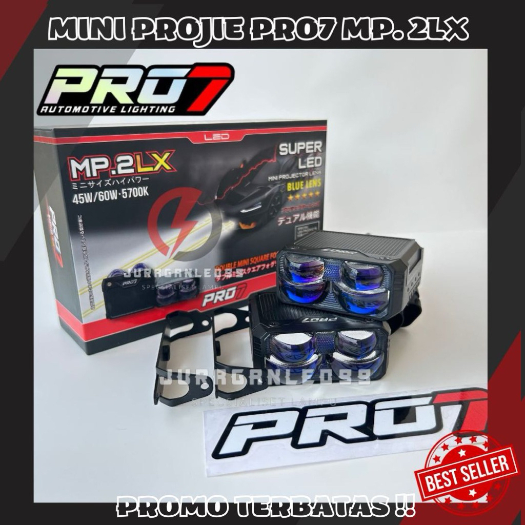 Jual MINI PROJIE PRO7 MP.2LX MINI LASER 2 MATA CAHAYA PUTIH-kuning ...