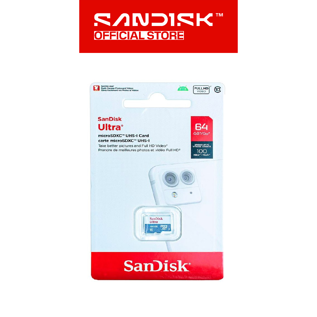 SANDISK microSDXC Ultra 64GB Class 10 (Up to 100MB/s) (3)