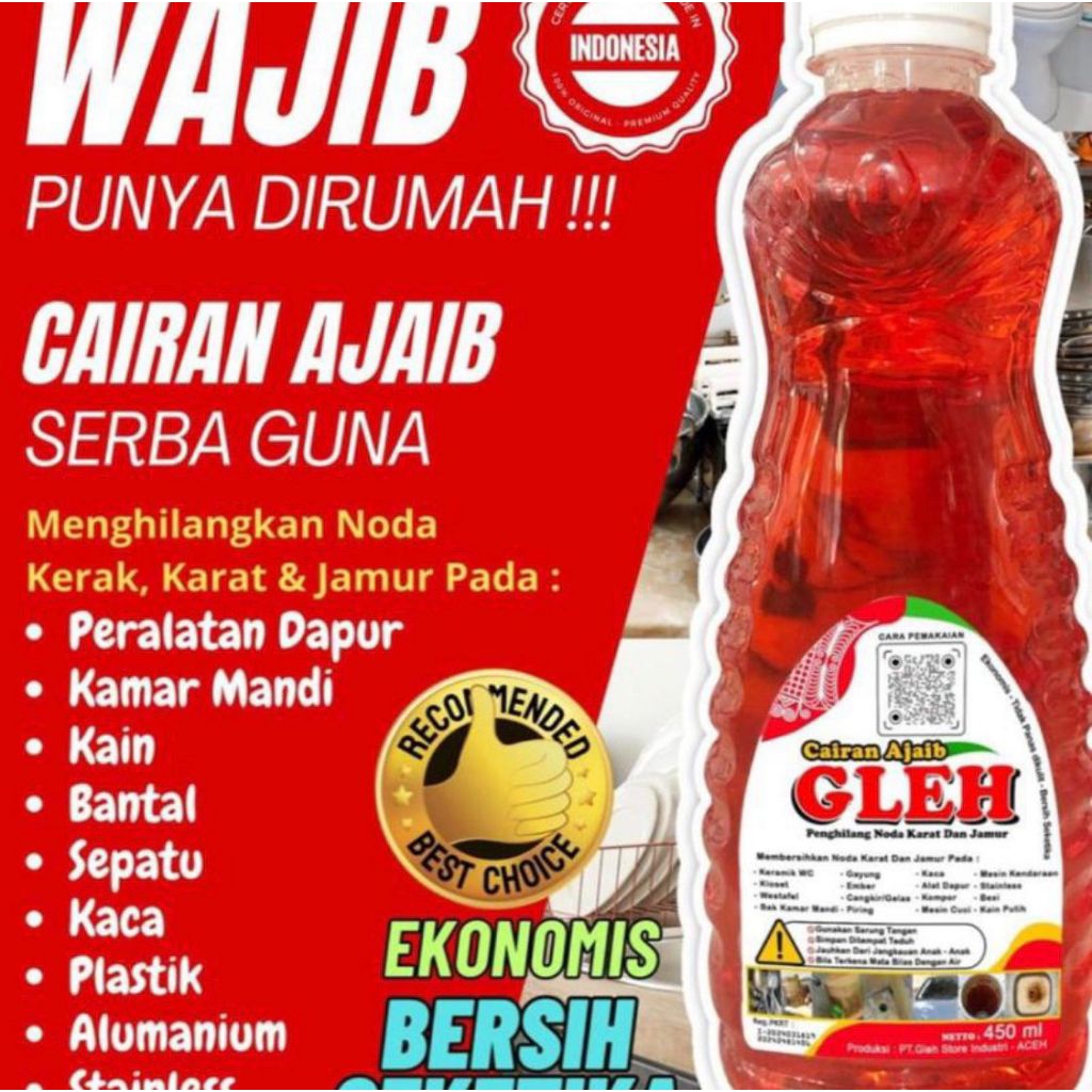 Jual Gleh Cairan Ajaib 450ml | Shopee Indonesia