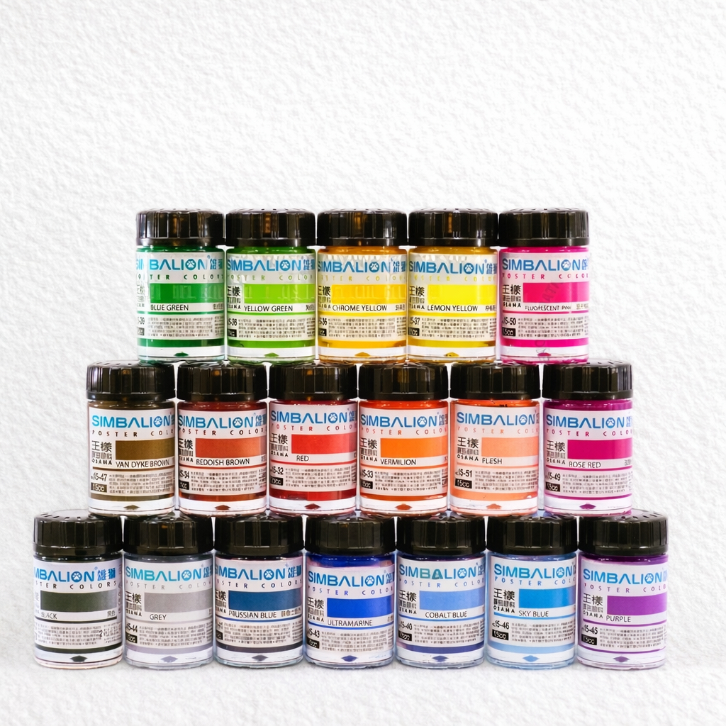 Jual Simbalion Poster Color 15 ml | Cat Poster Berkualitas | Warna ...
