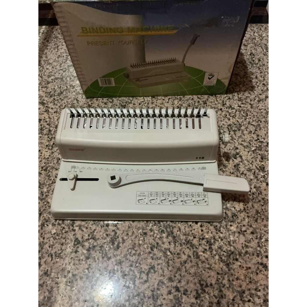 Jual Mesin Jilid Spiral Kawat Manual A4 | Wire Binding Machine | Jilid ...