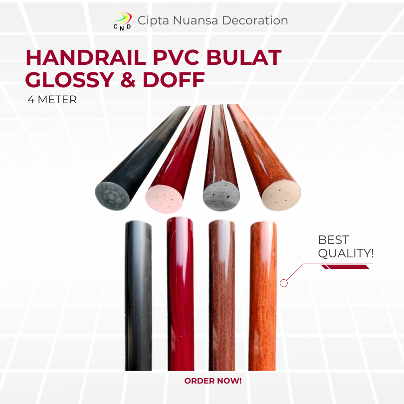 Jual Handrailing PVC Bulat Pegangan Tangga Handrail Hand Rail Handle ...