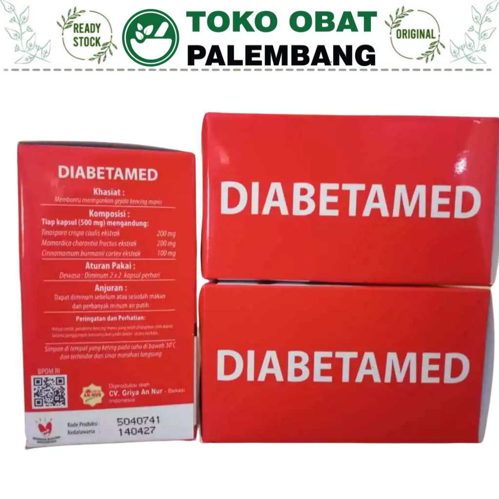 DIABETAMED 30 KAPSUL DIABETES KENCING MANIS DELTAHEALTH