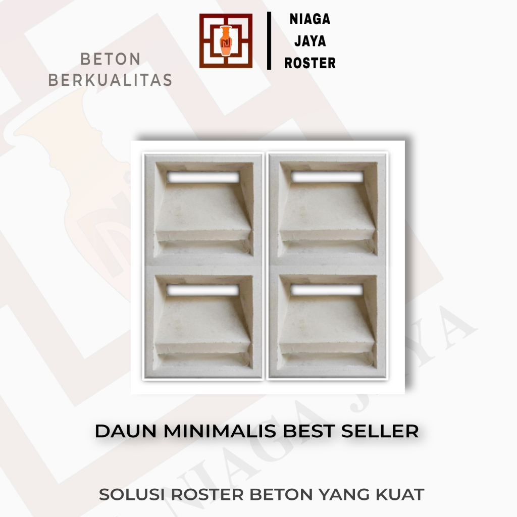 Jual NIAGA JAYA ROSTER - Roster Beton Minimalis Ukuran 20x20cm, Loster ...