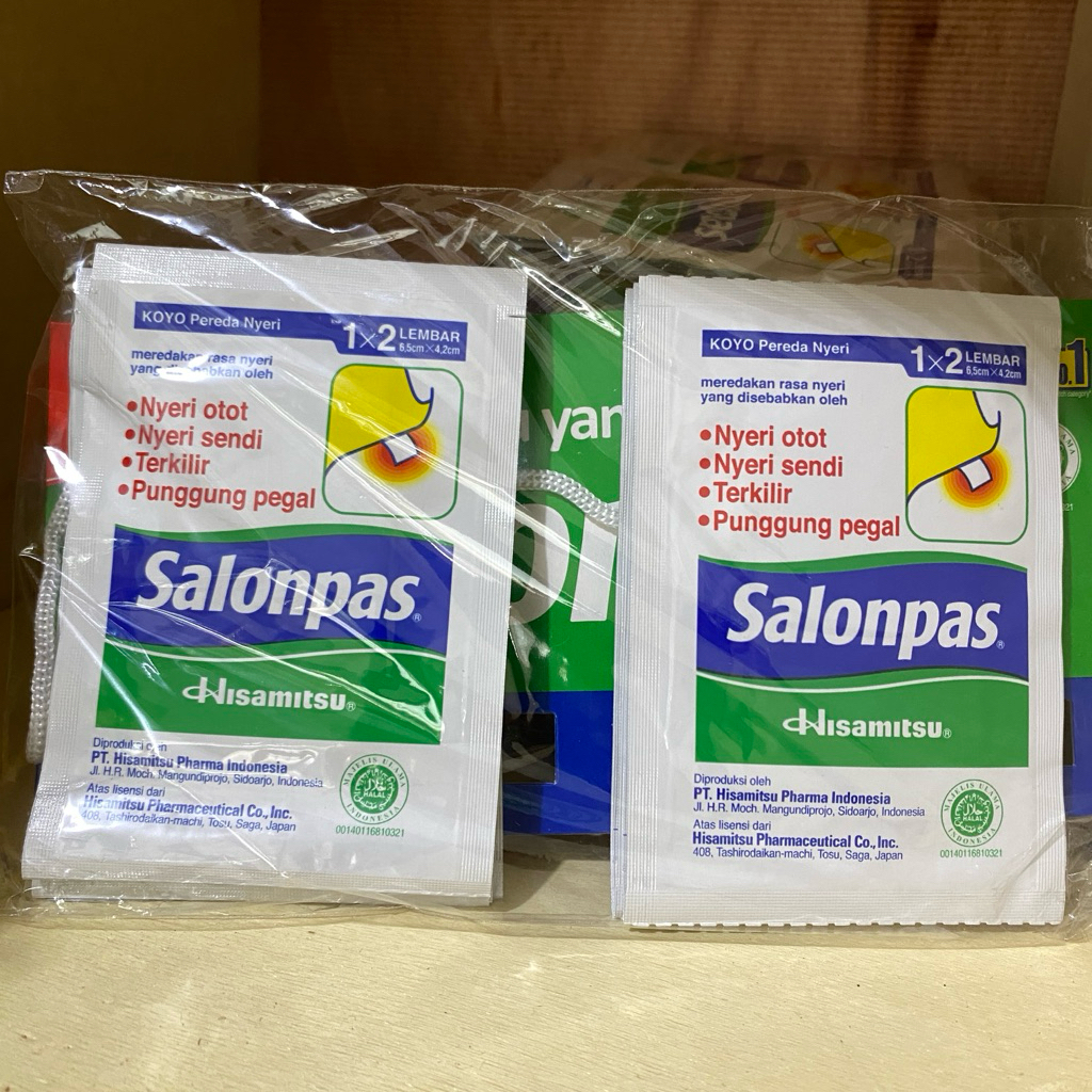 Jual Salonpas Koyo sachet rentengan isi 20sachet x 2lembar | Shopee ...
