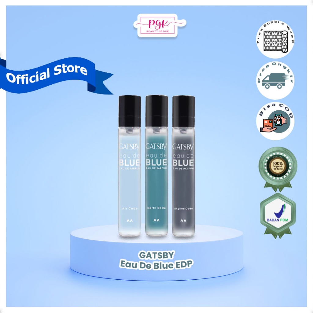 Jual GATSBY Eau De Blue EDP 20ml | GATSBY-EDPPARFUM | Shopee Indonesia