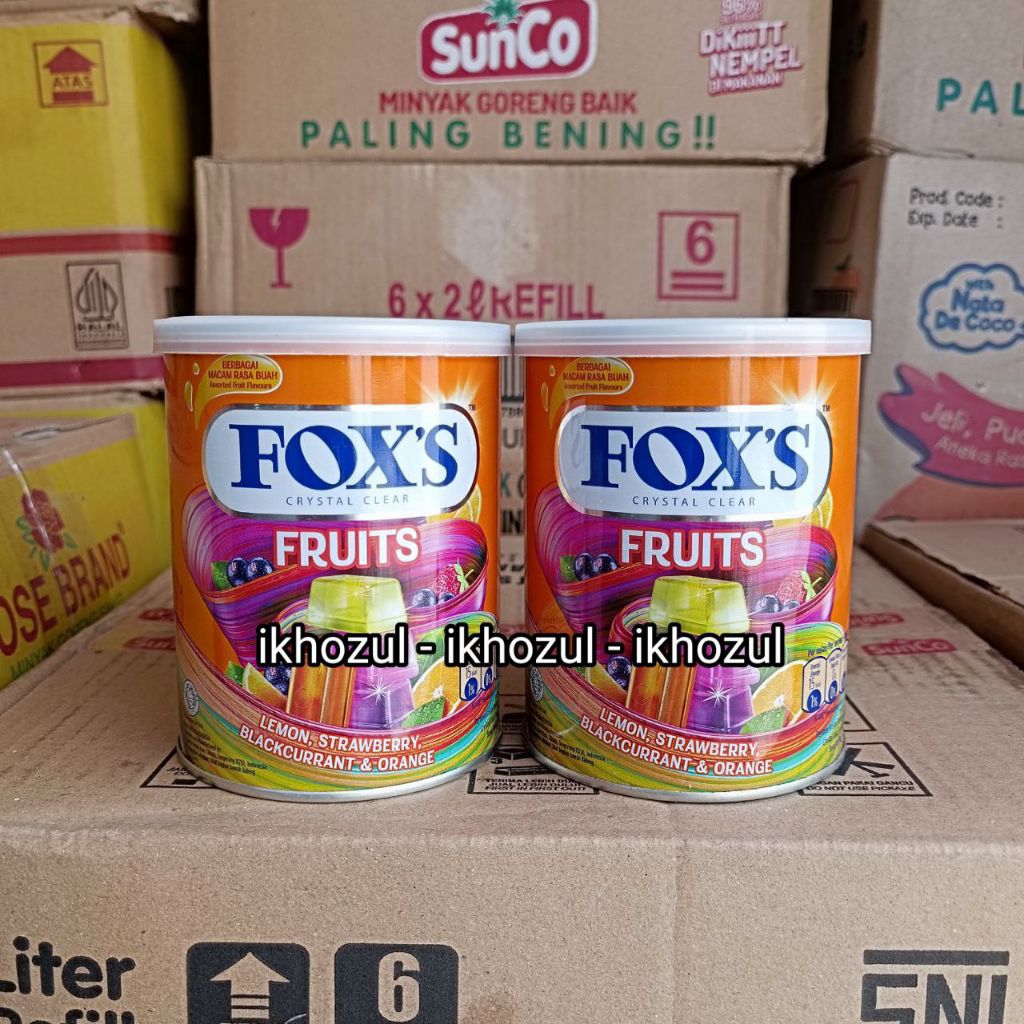 Jual Permen Fox's Fruits Kaleng, Isi 40 Biji | Shopee Indonesia