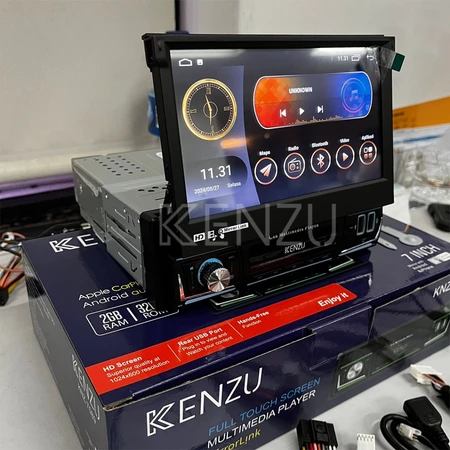 Orion Singledin Android 1Din deckless head unit untuk mobil dengan slot single din