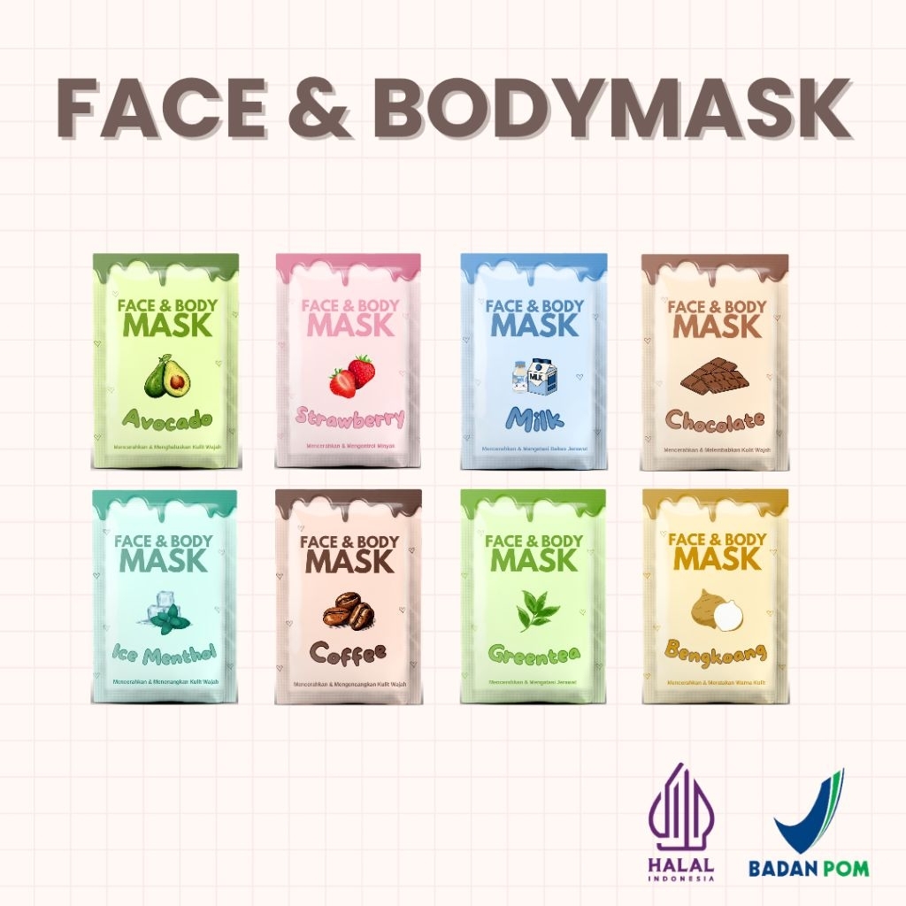 Masker Organik Facemask BPOM