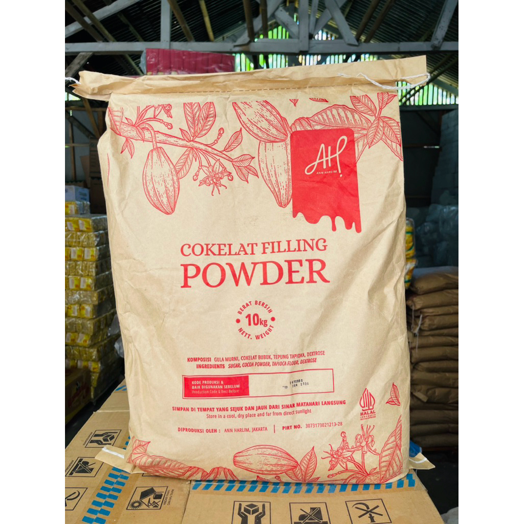 Jual Uk 1 kg cokelat filling powder atau cokelat manis bubuk untuk ...