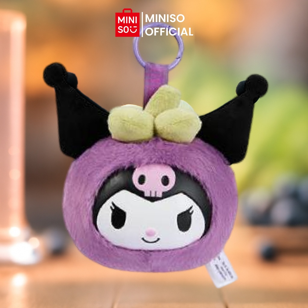 Jual MINISO TOY - Sanrio characters Fruit Matching Vinyl Plush Pendant ...