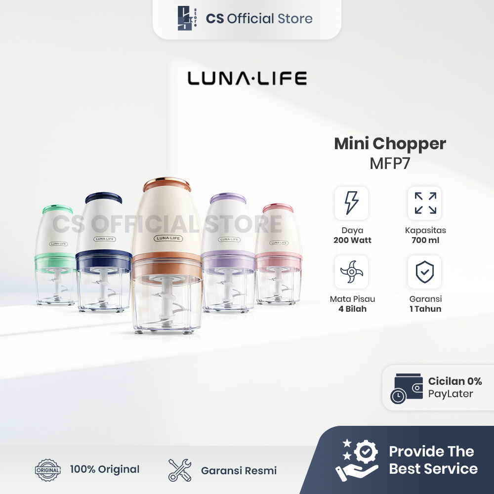 Jual LUNALIFE Chopper Mini Bumbu Blender Kapsul / Chopper Elektrik ...