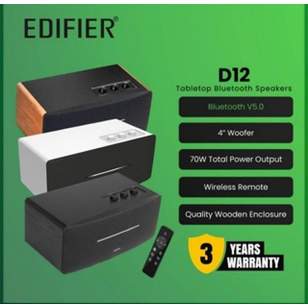 Jual Edifier D12 Integrated Desktop Speakers with Bluetooth 5.0 ...