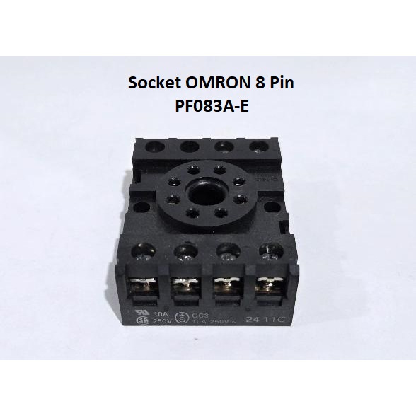 Jual Socket OMRON 8 Pin PF083A-E Base timer Relay dudukan H3BA-8 H3BA ...
