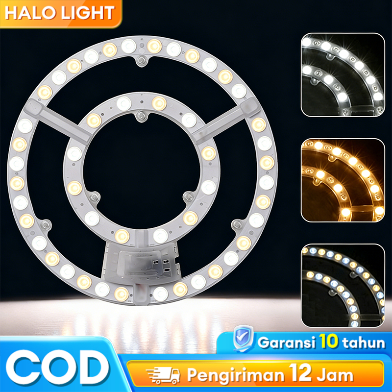 Jual (Hemat energi) Modul Lampu LED Ring Panel Bulat Lampu Modul Plafon ...
